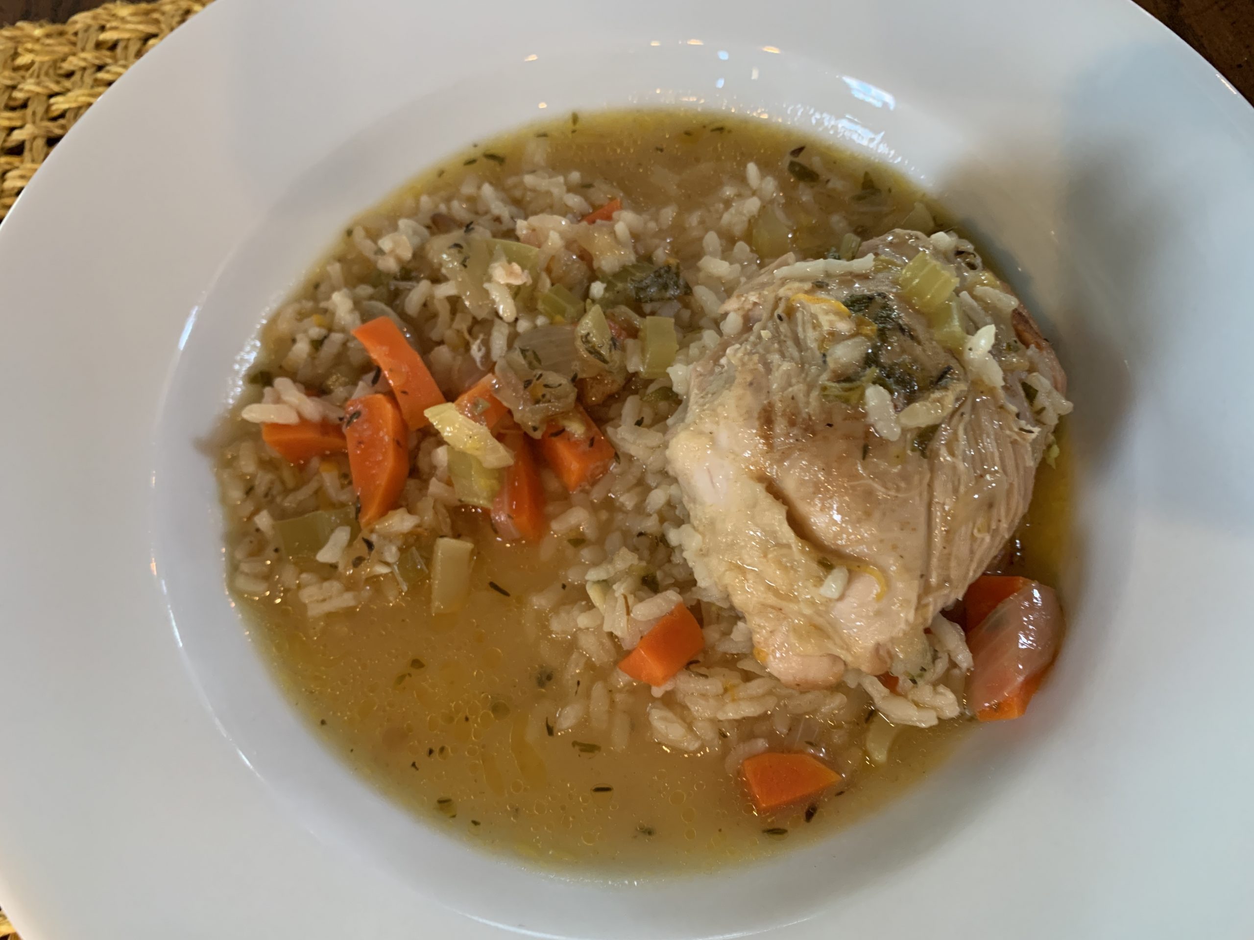 Day 13. One Pot Lemon Chicken with Carrots and Rice
