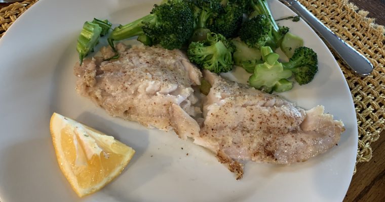 Day 11. Pan Fried Red Snapper with Almond Flour Crust